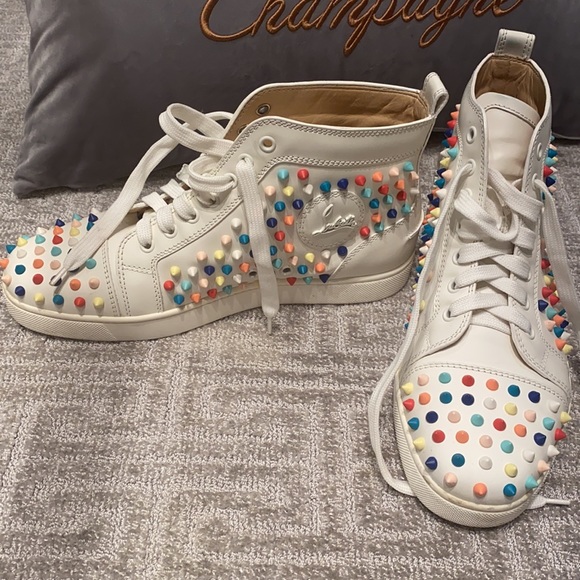 Christian Louboutin studded candy sneakers (40) - Picture 6 of 11